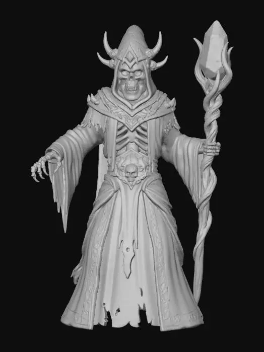 3D model for Lich Sorcerer