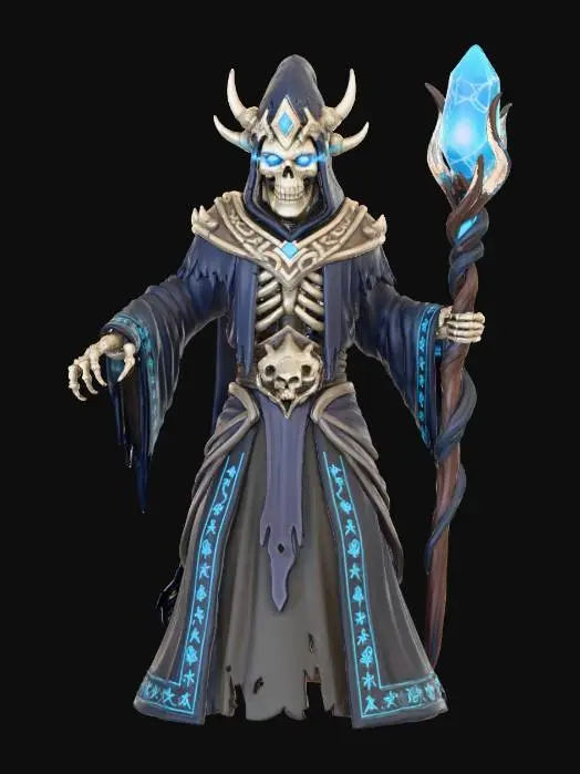 3D model for Lich Sorcerer