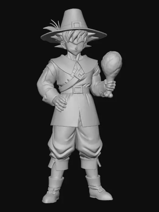 3D model for #Thanksgiving# Warrior