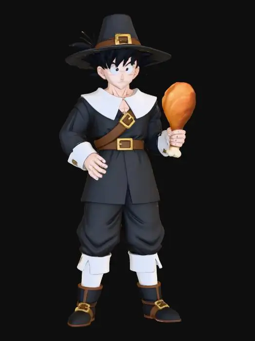 3D model for #Thanksgiving# Warrior