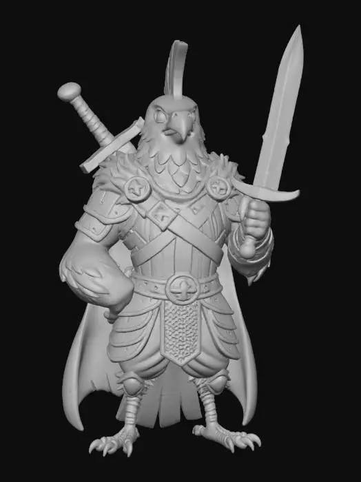 3D model for Gallant Canary Knight