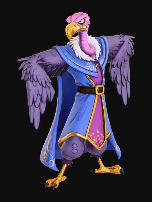 3D model for Vulture Mage