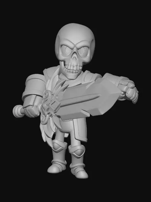 3D model for Skull Knight Champion