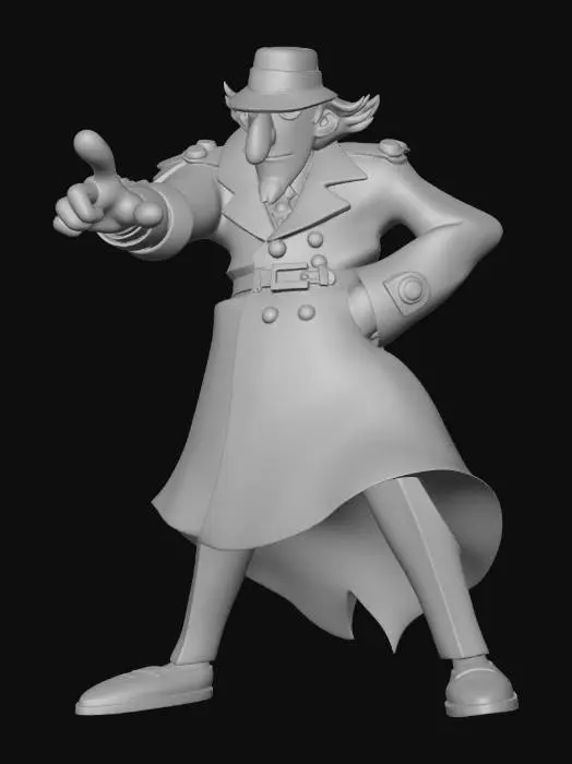 3D model for Inspector Gadget
