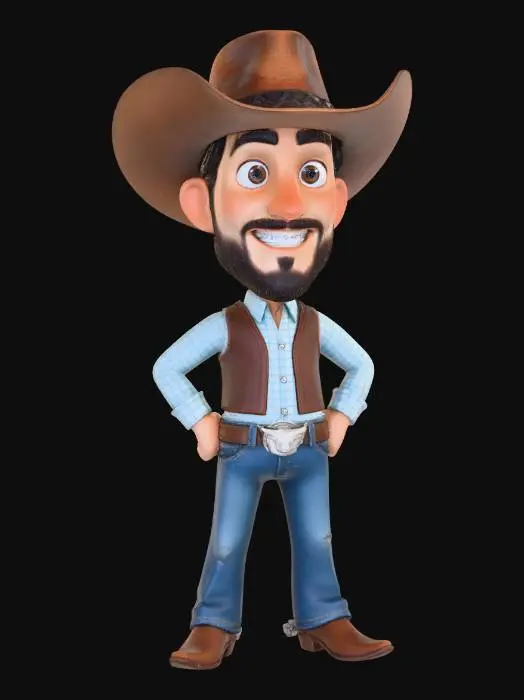 3D model for Cowboy Character