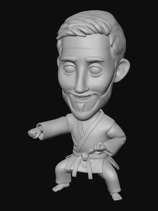 3D model for Karate Character