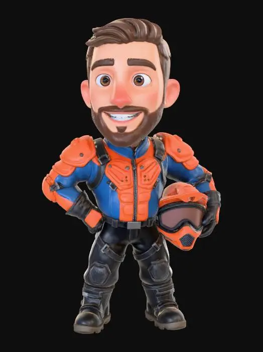 3D model for Moto-X Hero