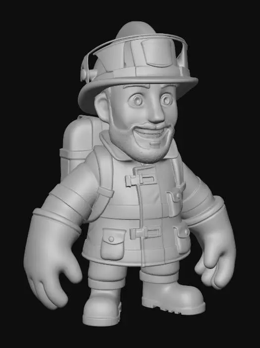 3D model for Firefighter Smile