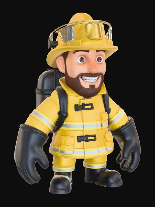 3D model for Firefighter Smile