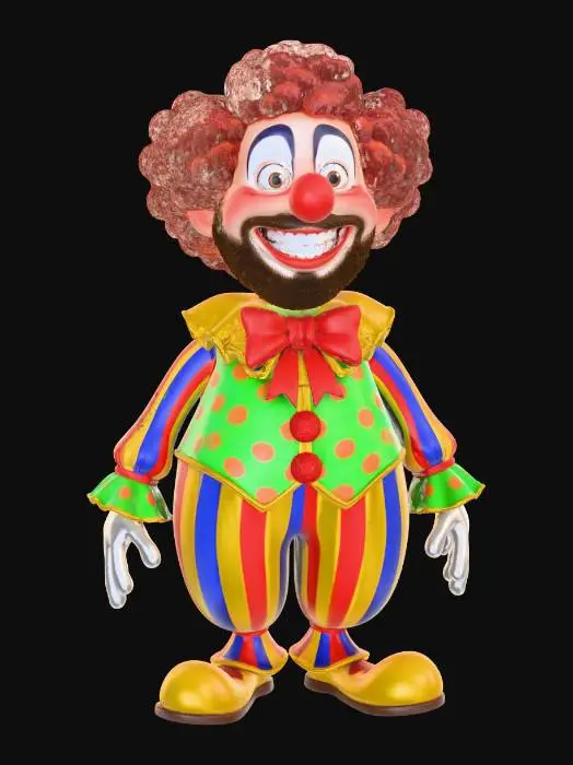 3D model for Colorful Clown