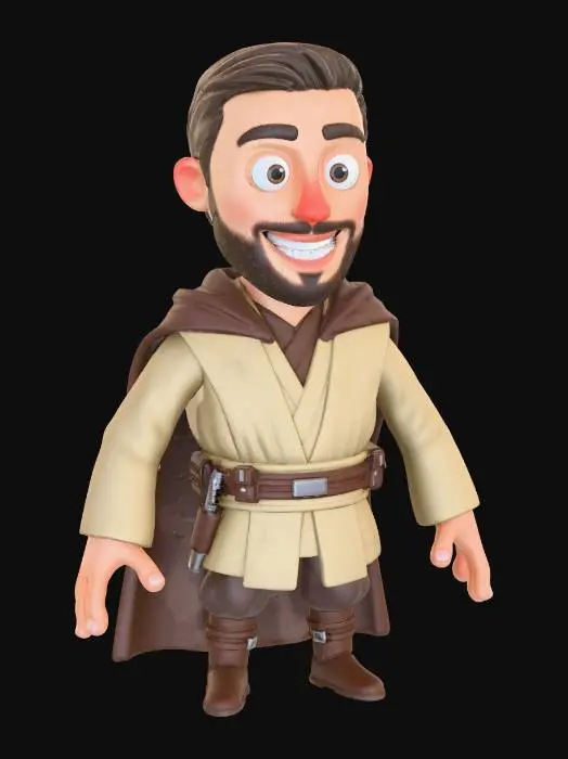 3D model for Jovial Jedi