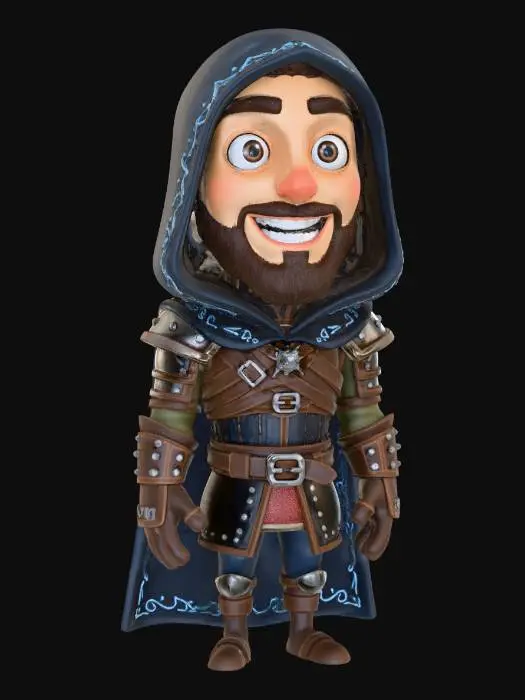 3D model for Rogue Adventurer
