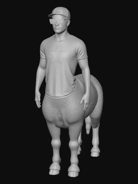 3D model for Centaur Comunist