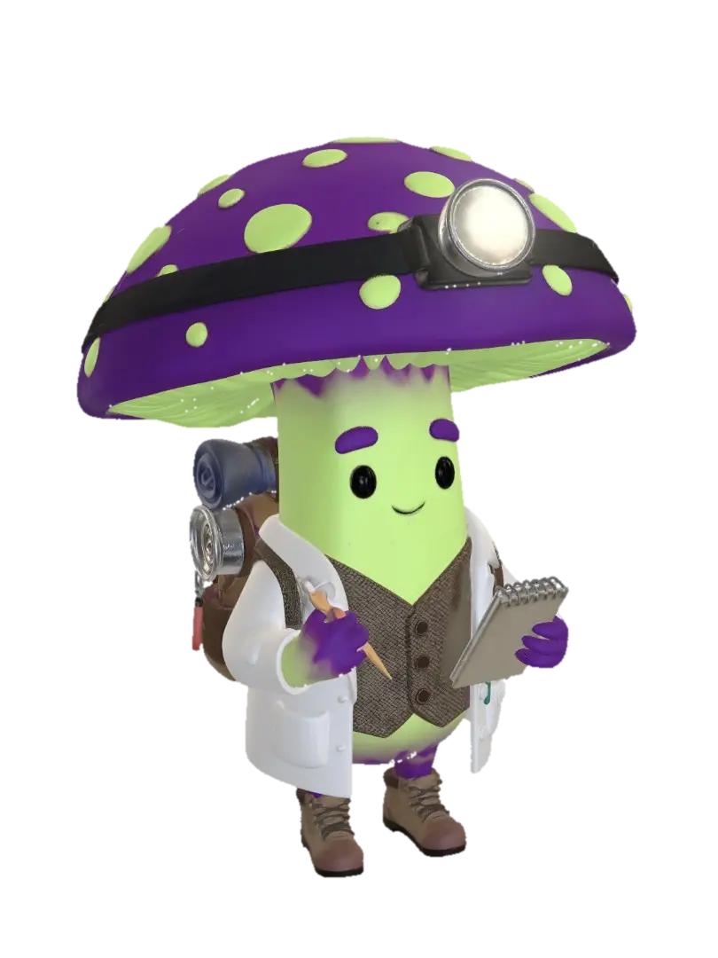 Professor Spore 3D model, vytvořený pomocí AI