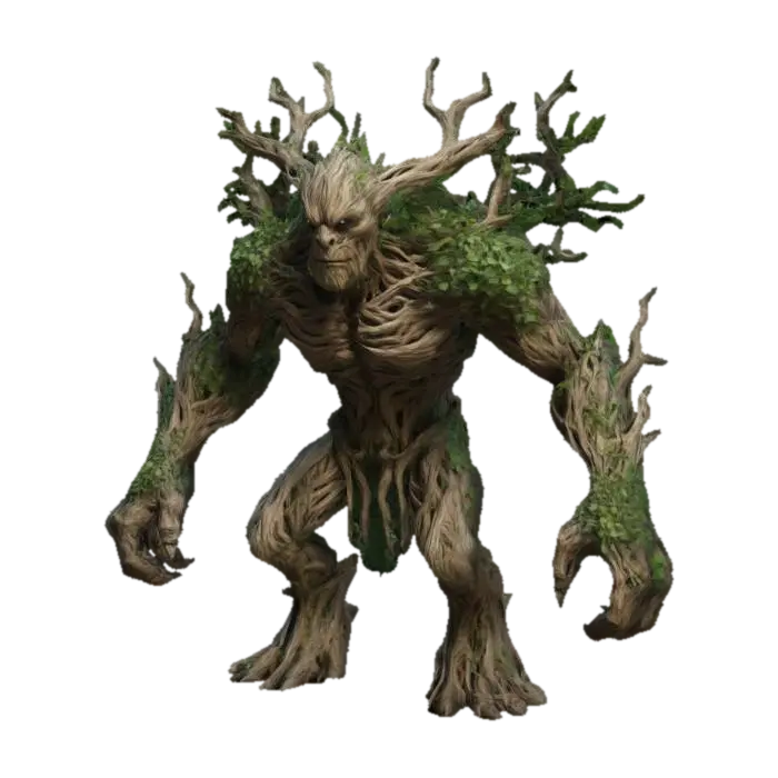 Arthur的Monster Tree — 使用 Meshy AI 3D 生成器制作，免费下载 FBX OBJ GLB STL