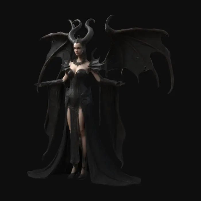 3D model for The Dark Enchantress