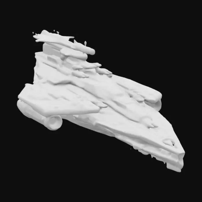 3D model for Imagine a steampunk battle ship, It flies with jet propulsion. With visible mechanic components and LED Lights and electronic circuits. Sharp edges, Clean geometry, Sci-fi, HDR, High quality, Well defined textures, Well defined geometries.
#ChronoForgeWeapon#