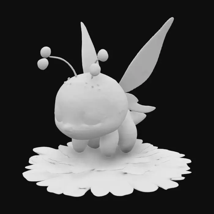 3D model for a tiny #fairy# pokémon