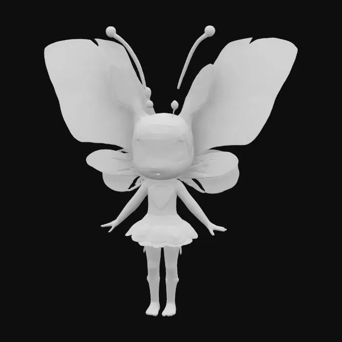 3D model for a tiny #fairy# pokémon