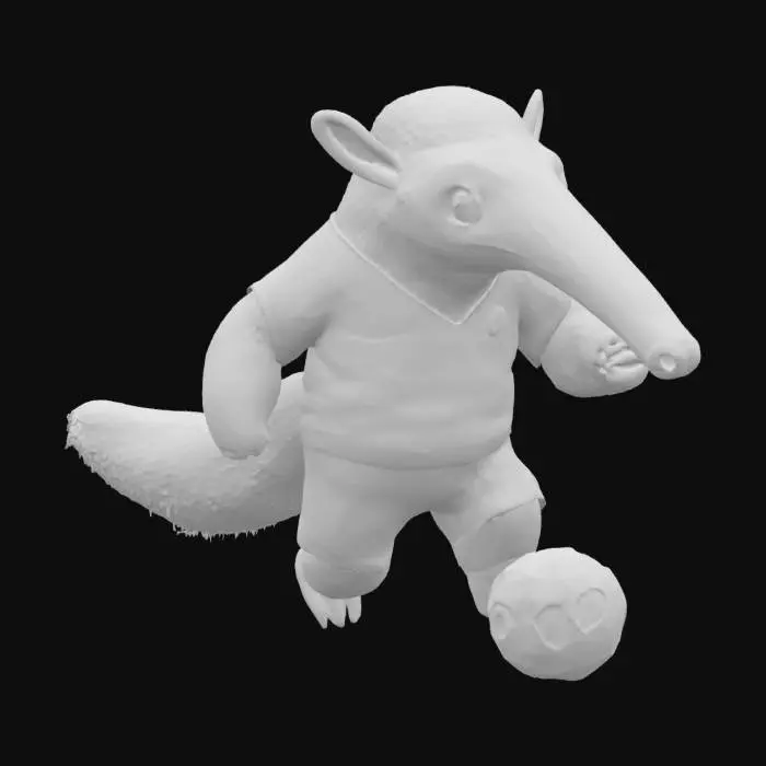 3D model for [Brazil]. Anteater Soccer Star. #AroundTheWorld#
