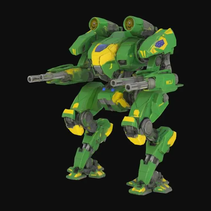 3D model for Brazilian Mecha Defender