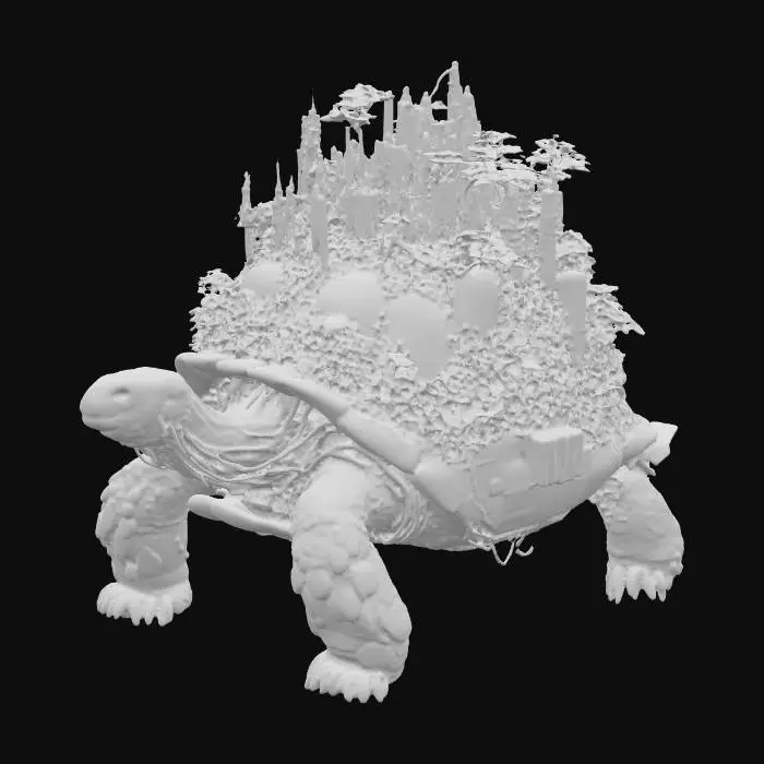 3D model for Cyber Tortoise City