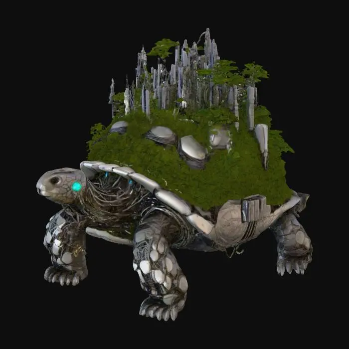 3D model for Cyber Tortoise City