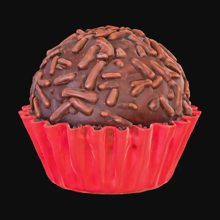 3D model for Brigadeiro, #food#