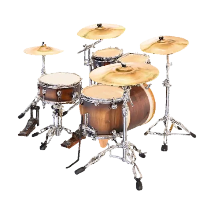 Drum Set Majesty - Rhythm 3D model, vytvořený pomocí AI