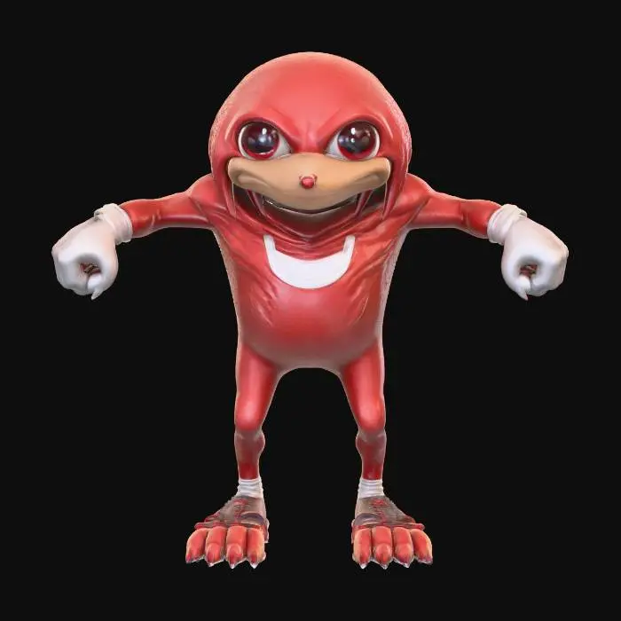 3D model for Ugandan Knuckles Reimagined