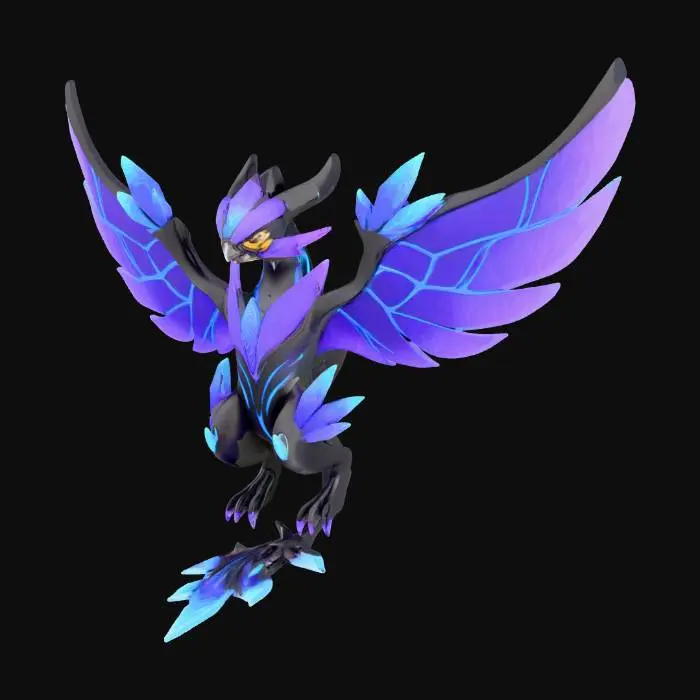 3D model for Shadow Seraphoraptor