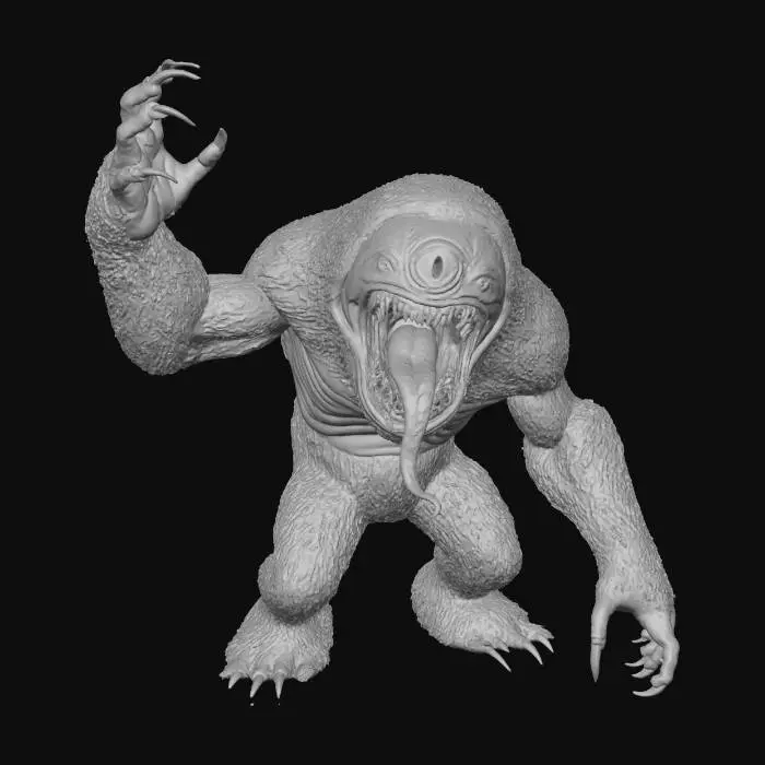 3D model for Cyclopean Howler, #Halloween2025#