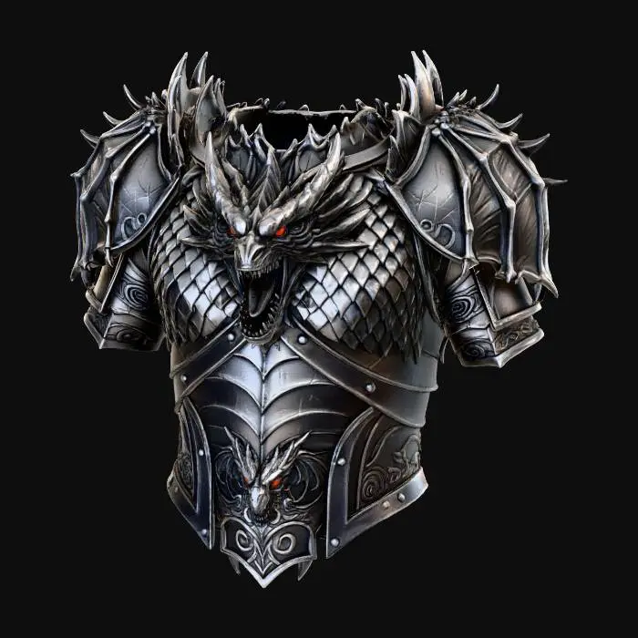 3D model for Black Dragon Armor