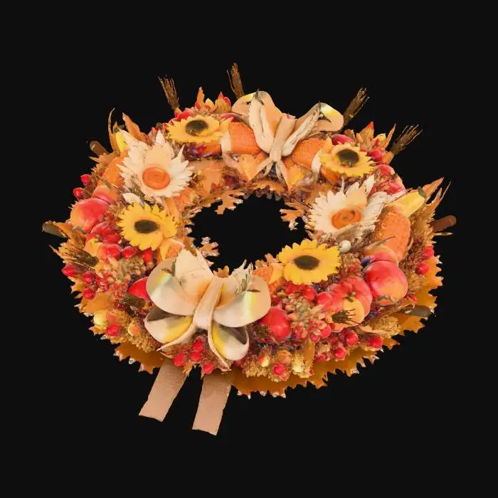 3D model for #Thanksgiving# Wreath
