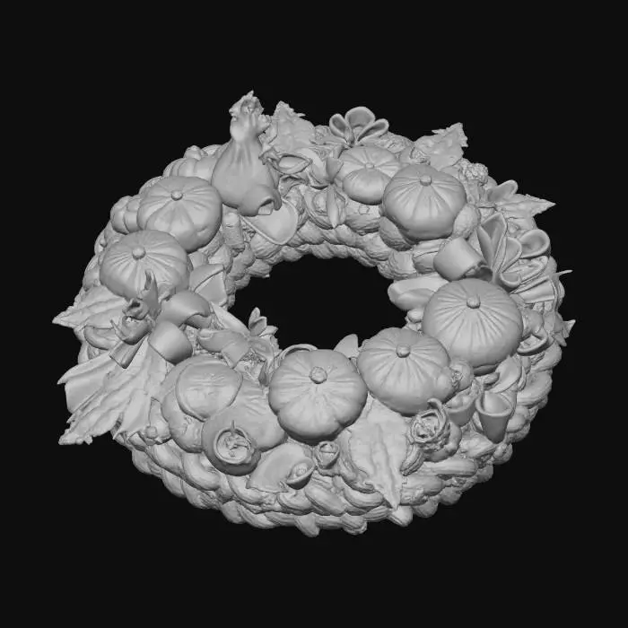 3D model for #Thanksgiving# Wreath