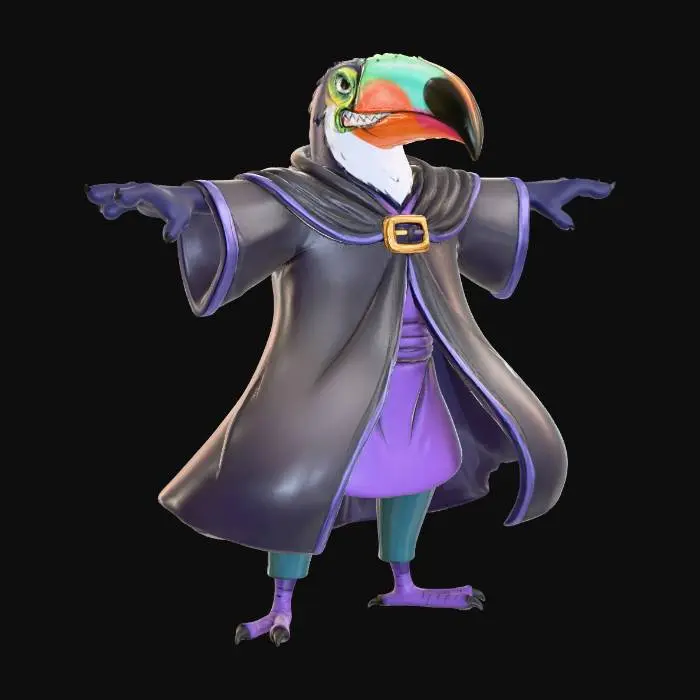 3D model for Toucan Sorcerer