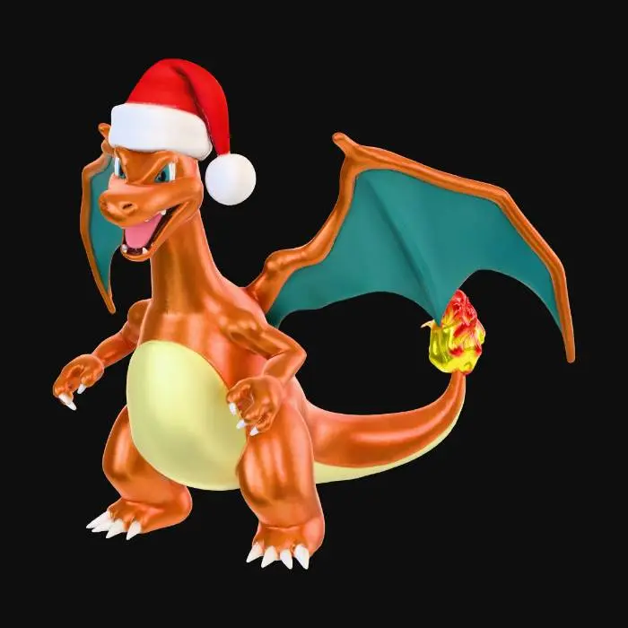 3D model for #Christmas2025# Charizard