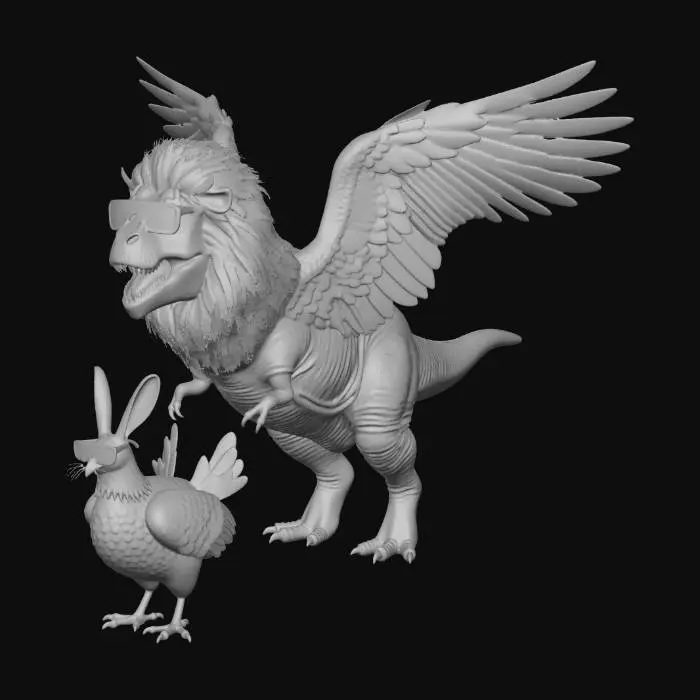 3D model for Funky Fusion Friends