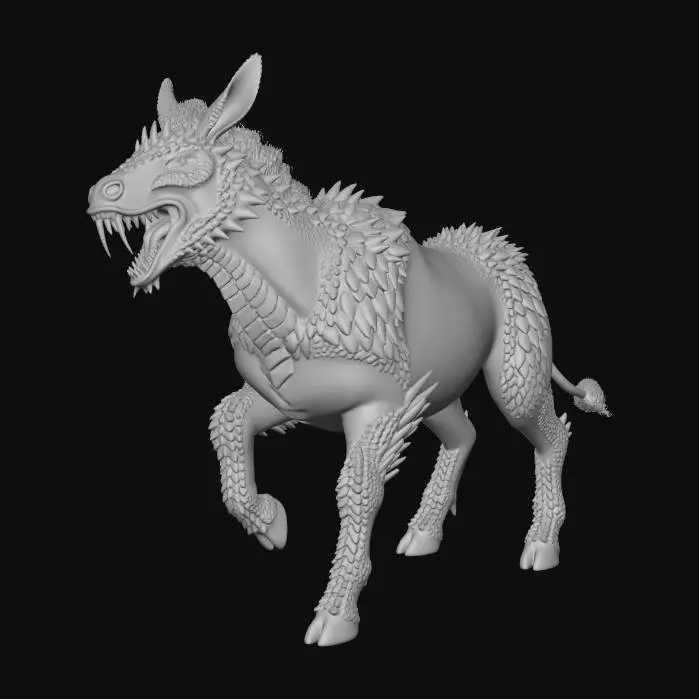3D model for Dracodonkey Fusion