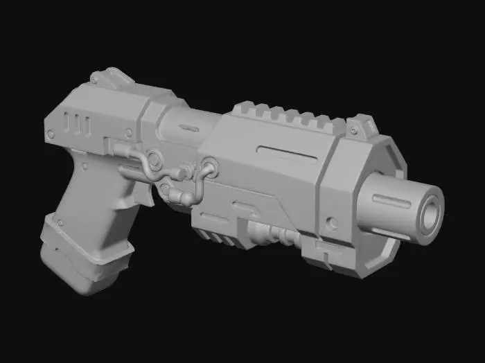 3D model for Neon Blaster 3000