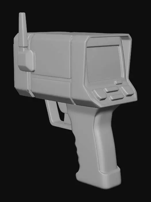 3D model for Retro Laser Scanner