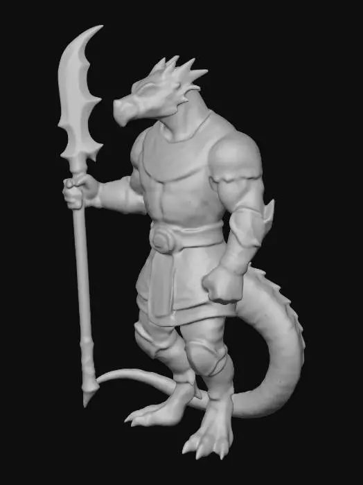 3D model for Dragon Warrior Sentinel