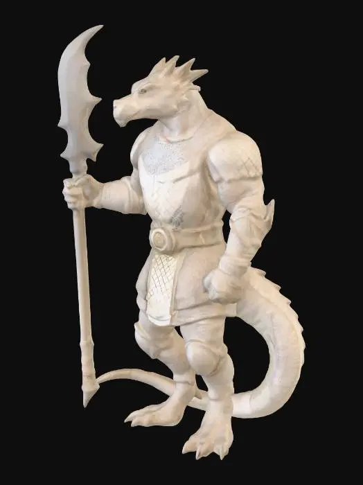 3D model for Dragon Warrior Sentinel