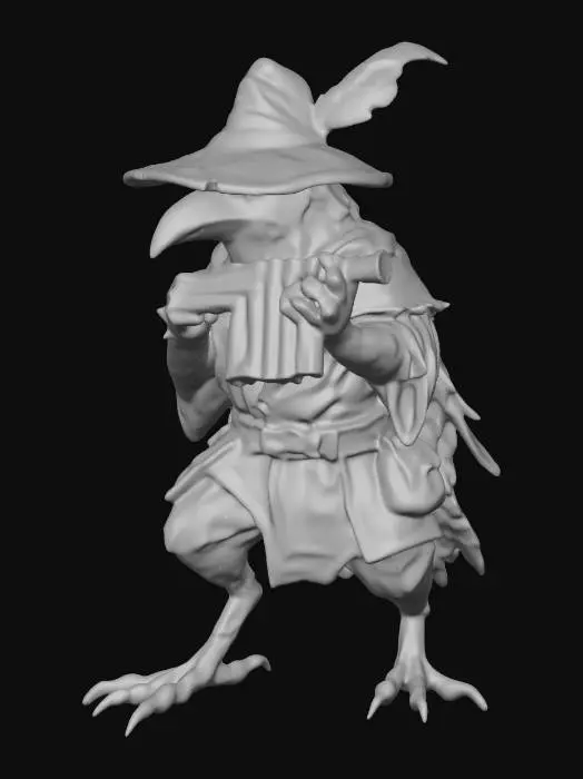 3D model for Kenku Bard