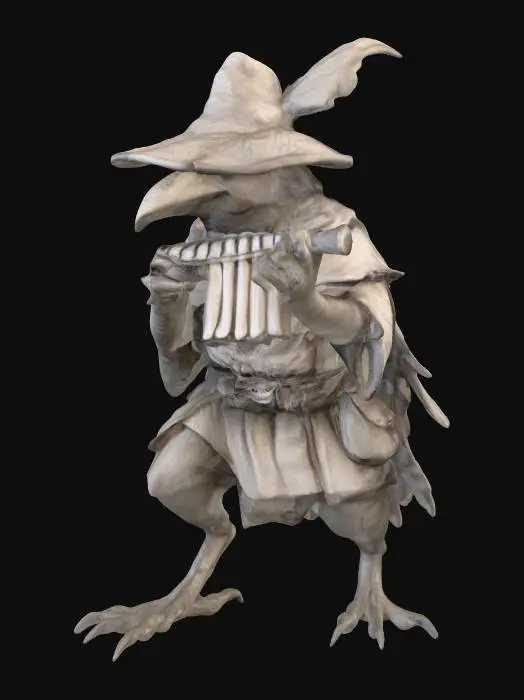 3D model for Kenku Bard