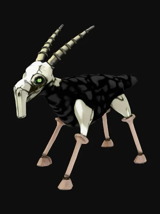 3D model for Gazelle Trash Beast
