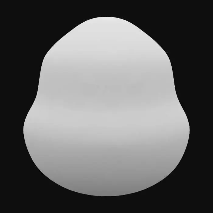 3D model for Daruma Doll Illustration