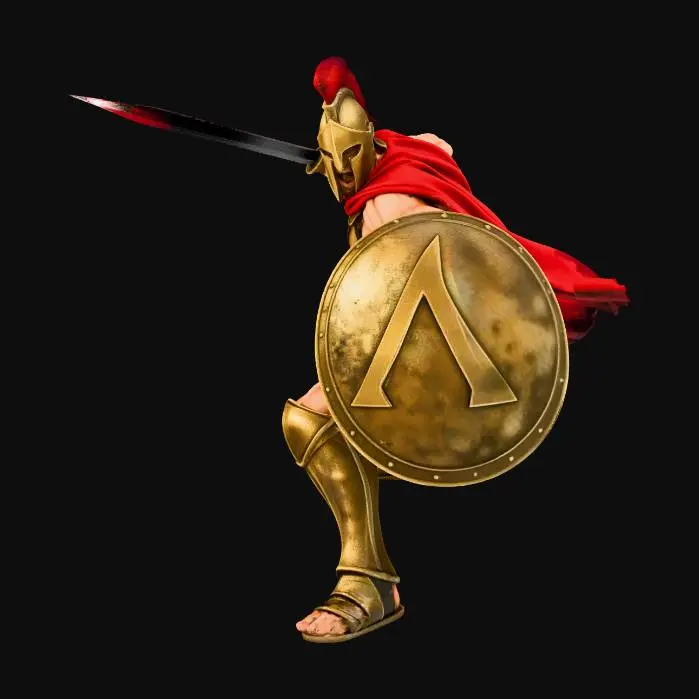 3D model for Spartan Warrior