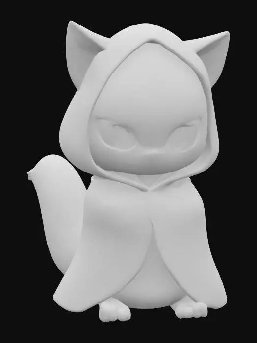3D model for Enigmatic Cat Mage