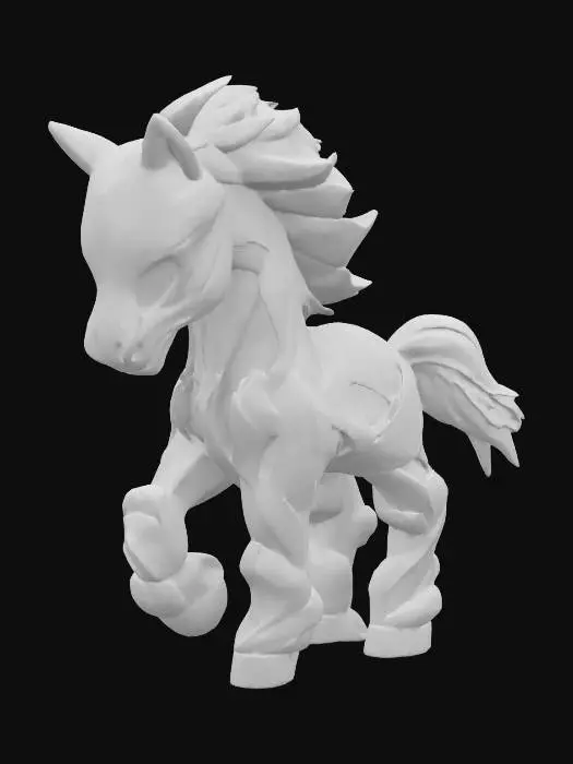 3D model for Illuminated Equine Sculpture